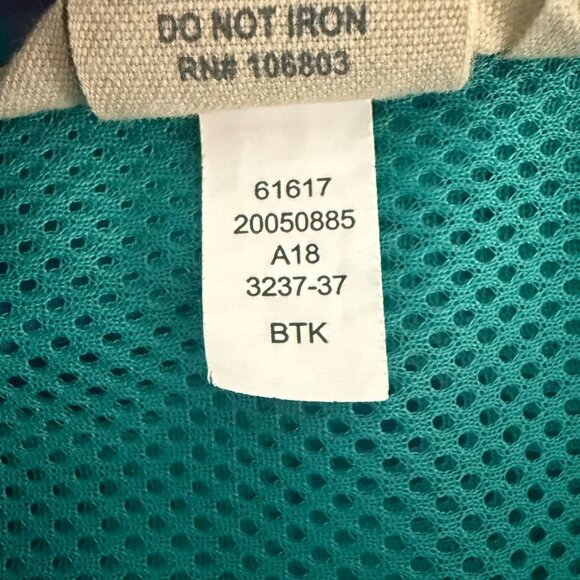 Duluth Trading Co. Sidewinder Plaid Tunic Shirt Teal Women's 2XL UPF-30 Hiking - Picture 10 of 12